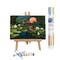 Flamingo with water lily – Paint by Numbers Kit | DIY Painting | Canvas Art for Adults